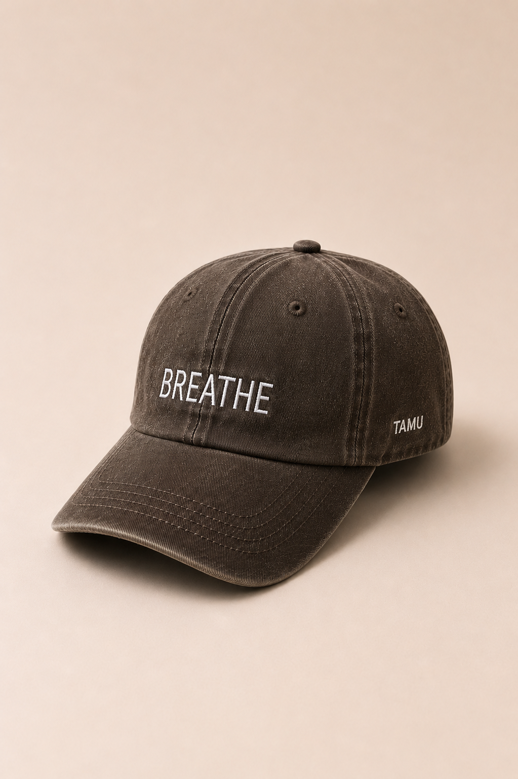 Breathe Unisex Cap Washed Espresso