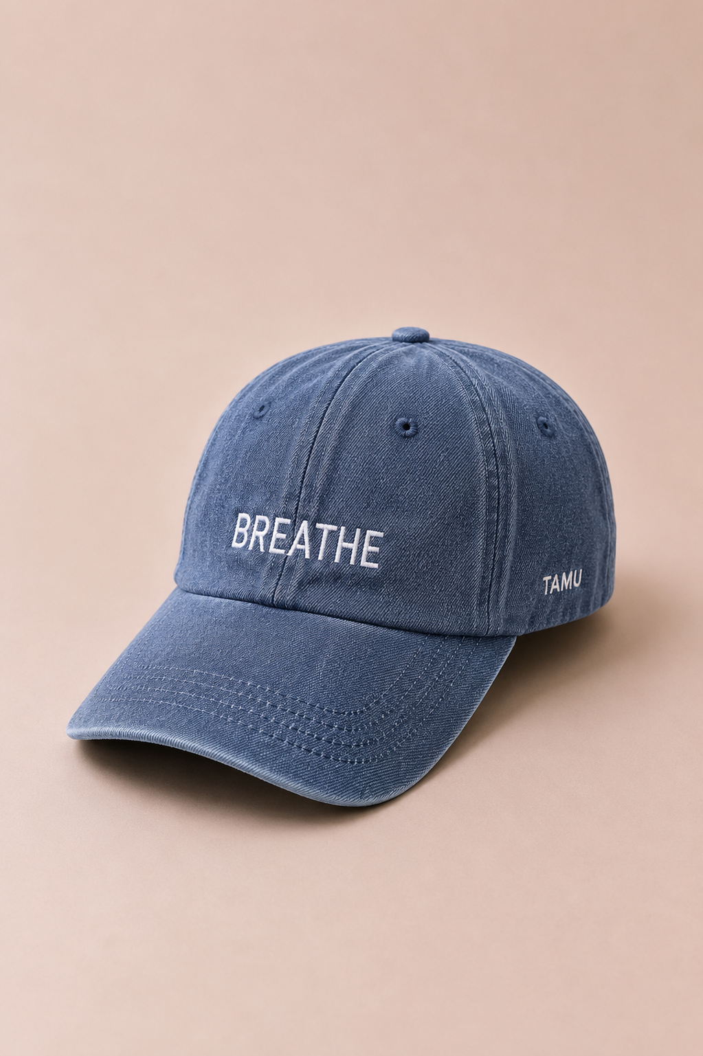 Breathe Unisex Cap Washed Denim