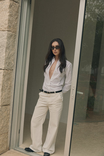 Goor Pants White