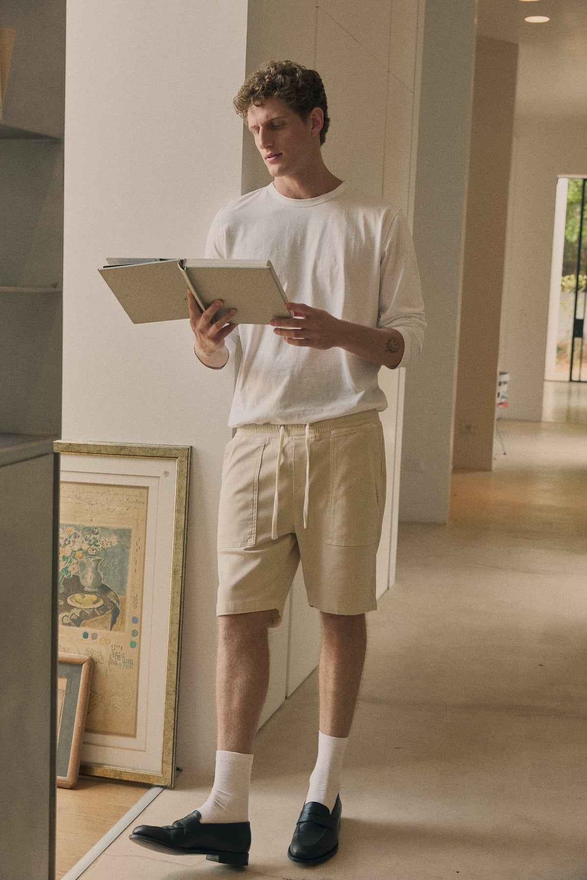 Castel Bermuda Shorts Cream