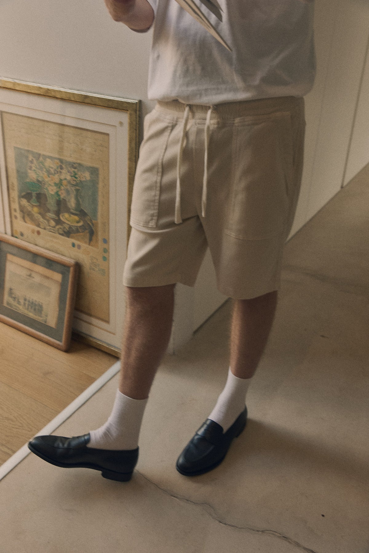 Castel Bermuda Shorts Cream