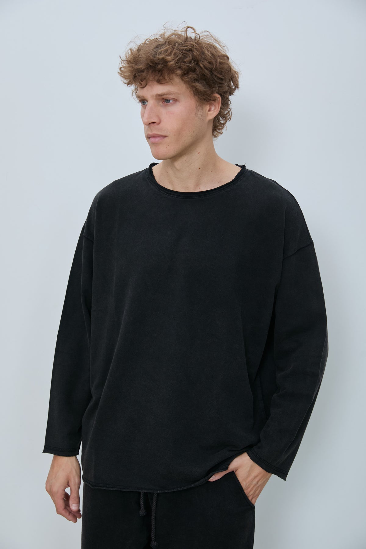 KLEE SWEATSHIRT WASHED BLACK