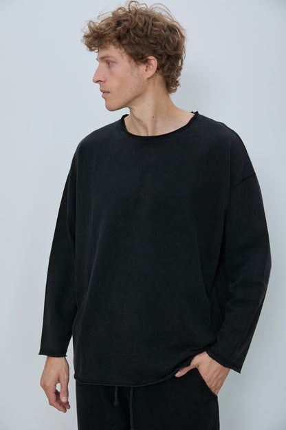 KLEE SWEATSHIRT WASHED BLACK
