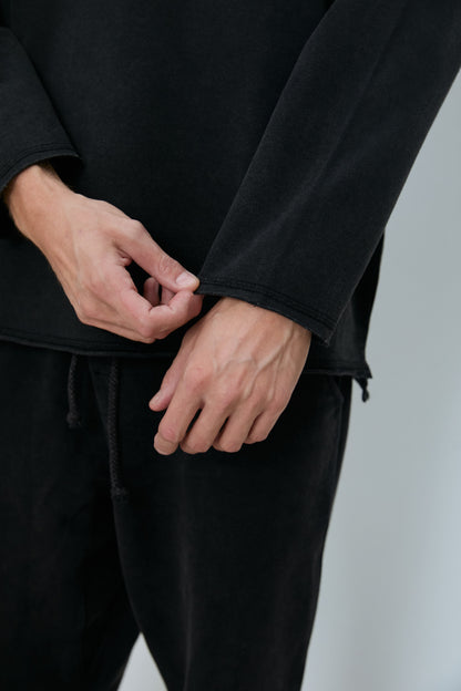 KLEE SWEATSHIRT WASHED BLACK
