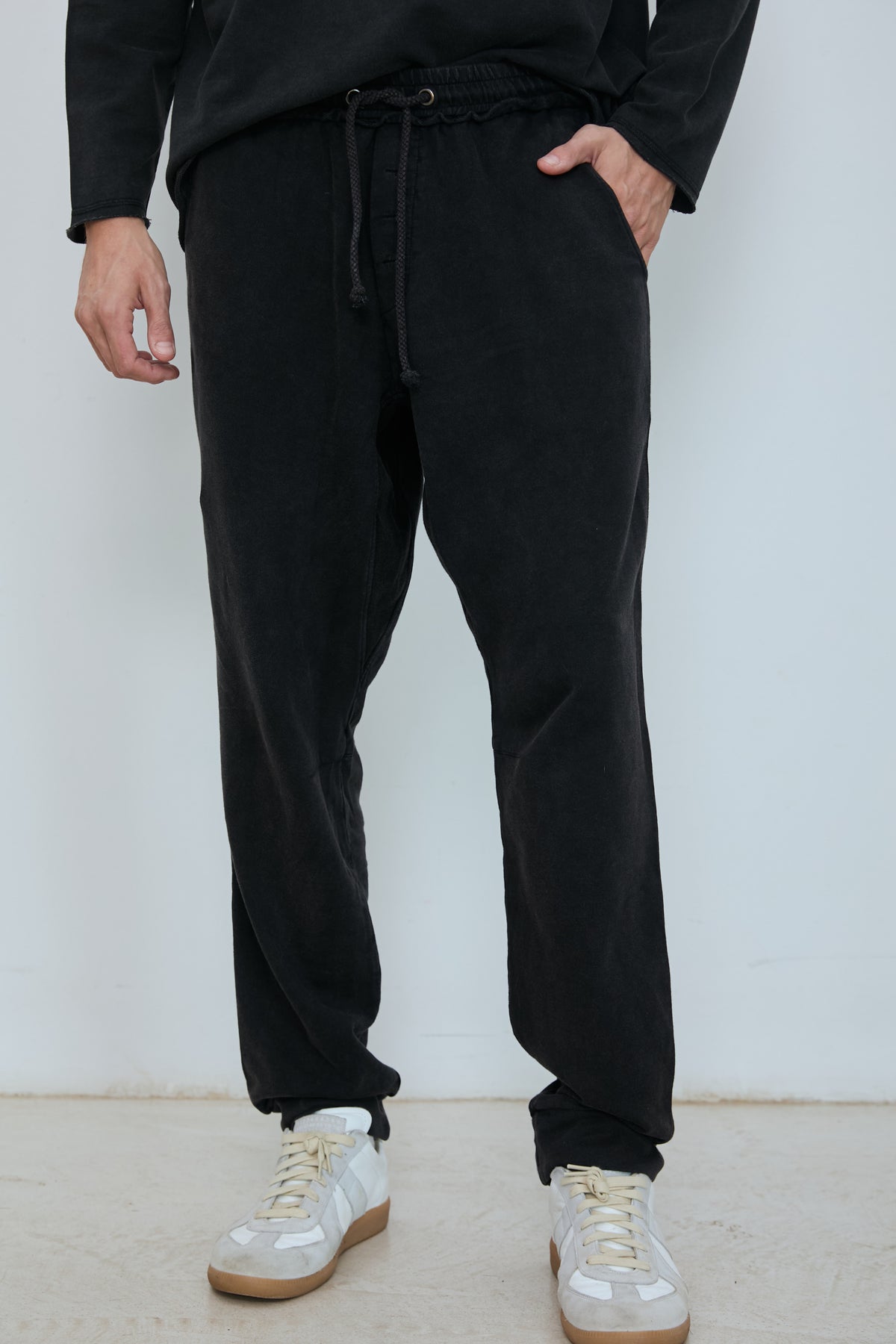 MONDRIAN SWEAT-PANTS WASHED BLACK