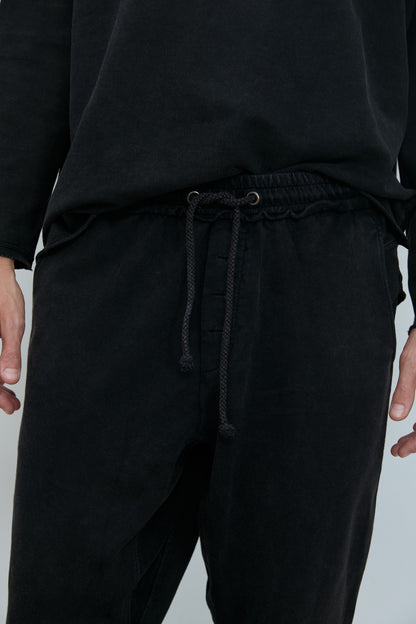 MONDRIAN SWEAT-PANTS WASHED BLACK