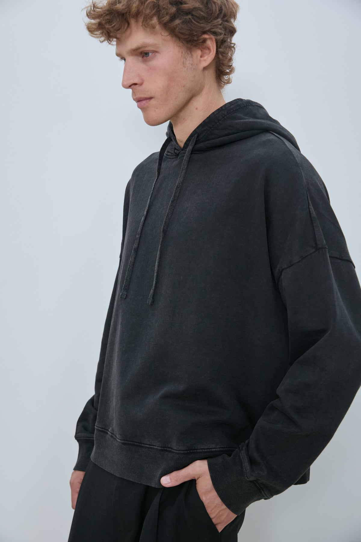 DUNE HOODIE WASHED BLACK