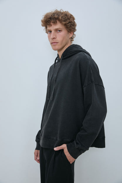 DUNE HOODIE WASHED BLACK