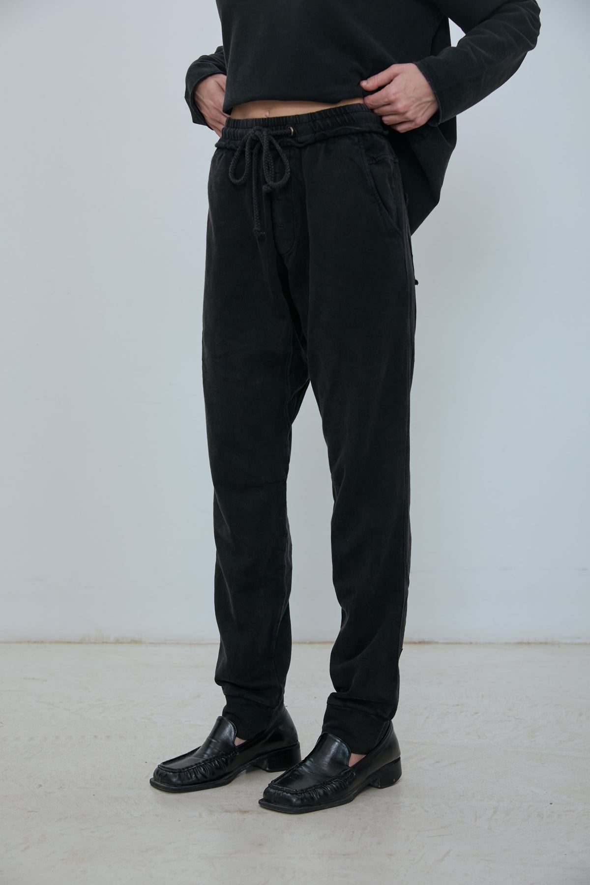 MONDRIAN SWEAT-PANTS WASHED BLACK