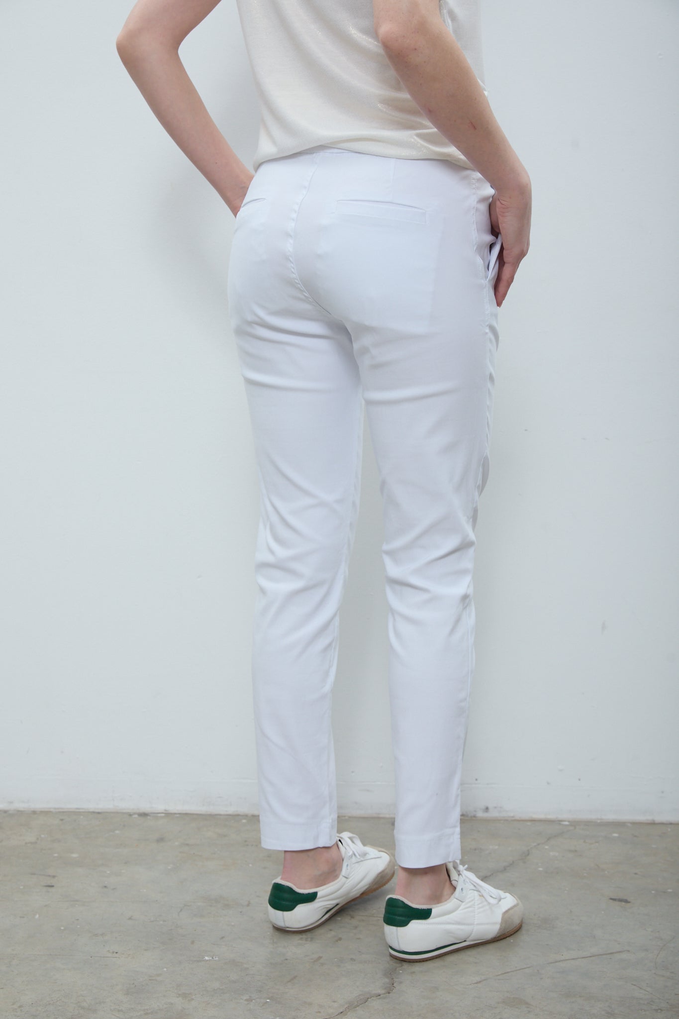 Barbara Pants White