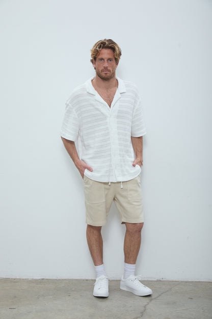 Castel Bermuda Shorts Cream