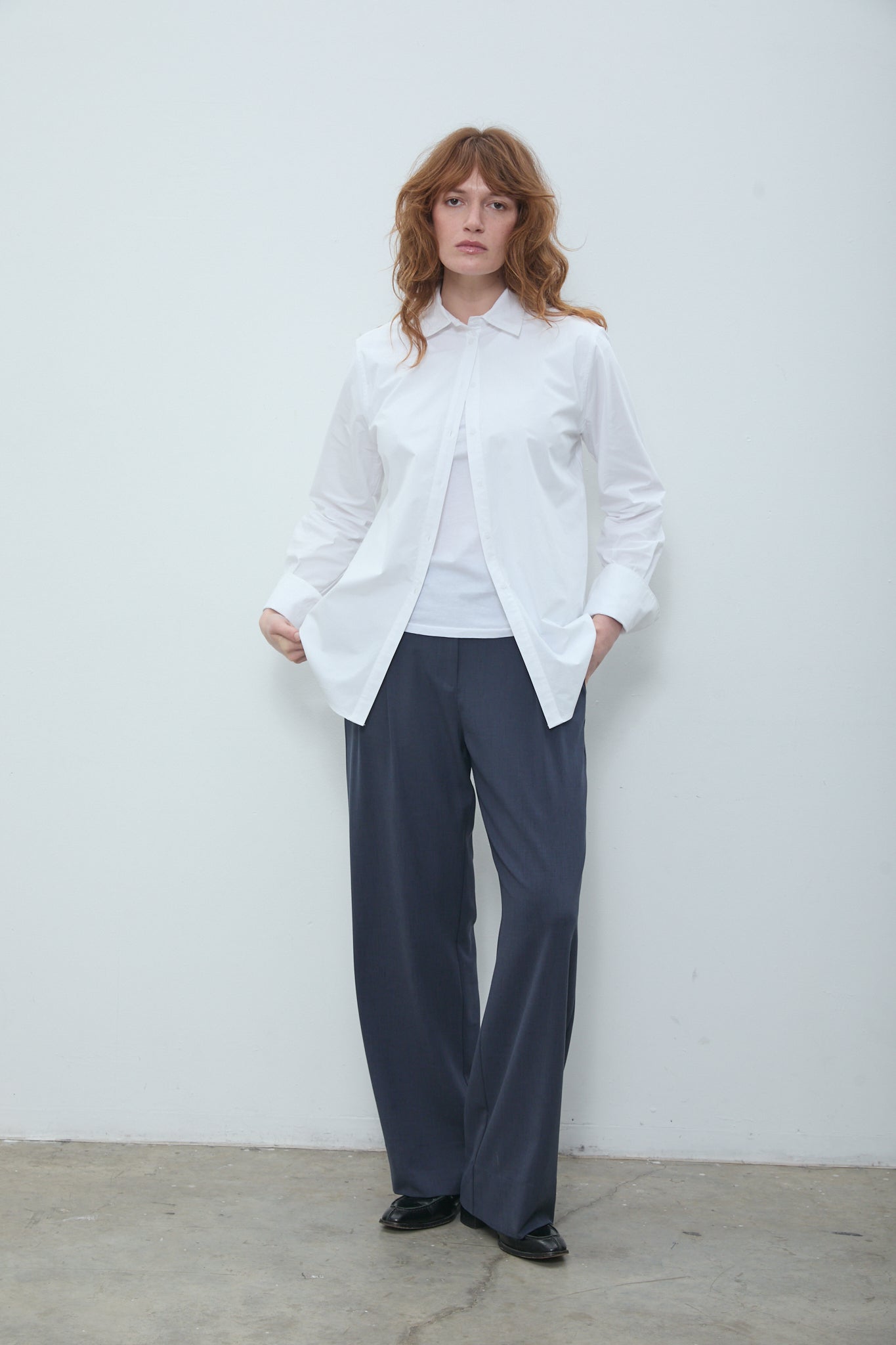 Magritte Trousers Dusty Navy