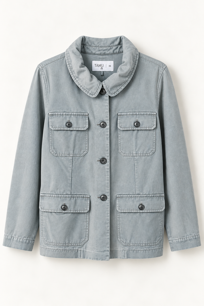 RENOIR MILITARY JACKET Light Grey