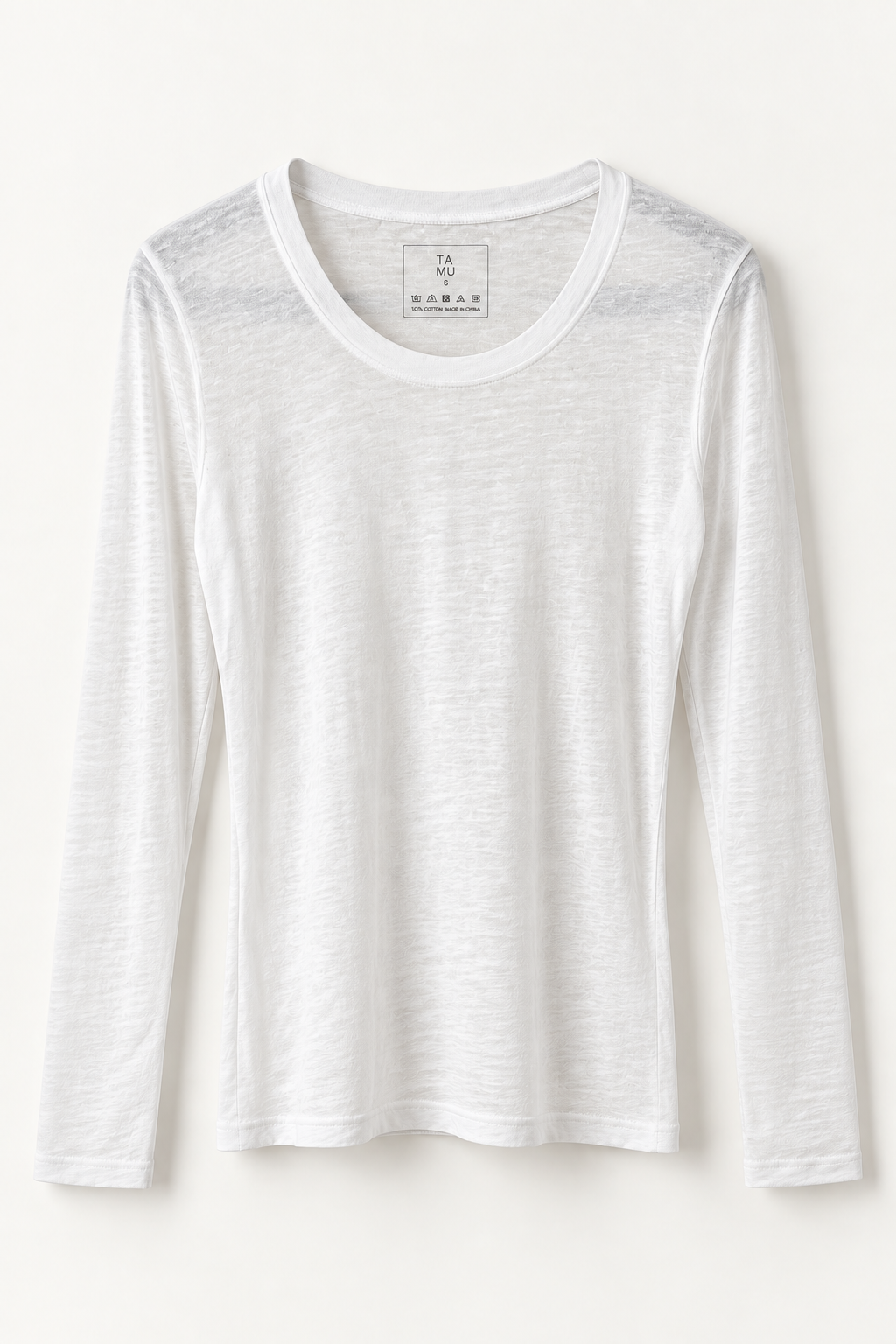 AGNES LONG SLEEVE T-SHIRT white