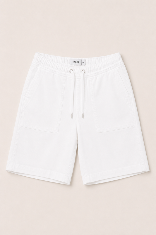 Castel Bermuda Shorts White