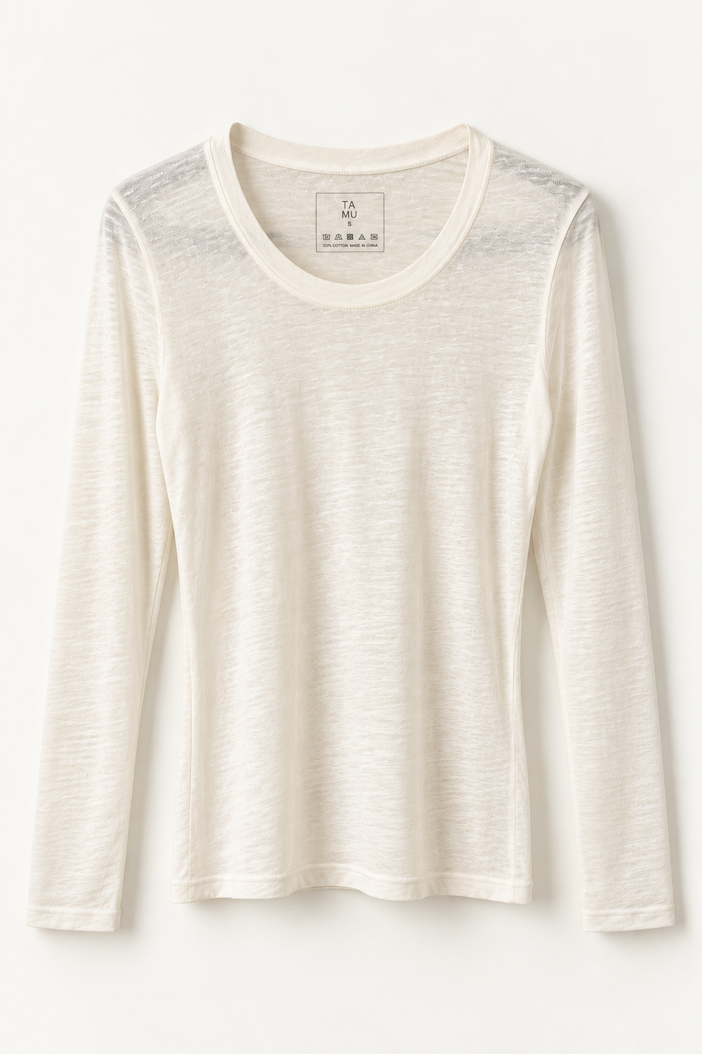 AGNES LONG SLEEVE T-SHIRT cream
