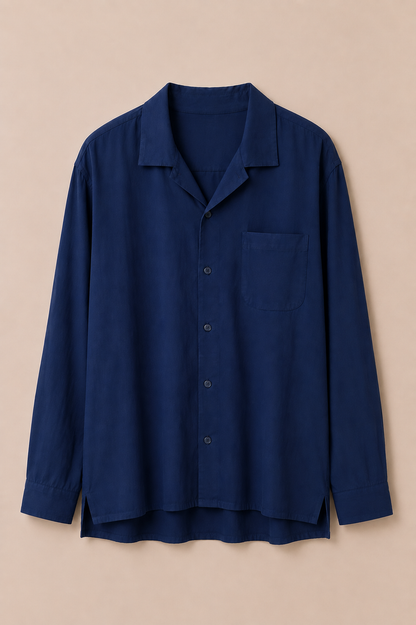 Relaxed Pocket Shirt Navy