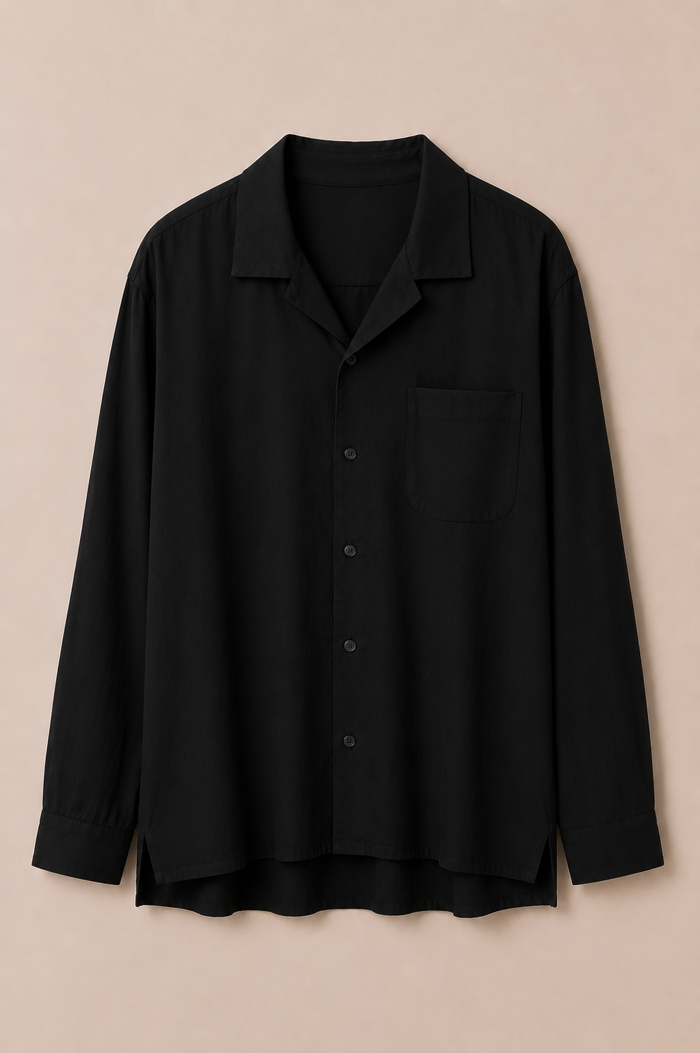 Relaxed Pocket Shirt black