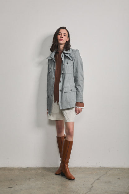 RENOIR MILITARY JACKET Light Grey