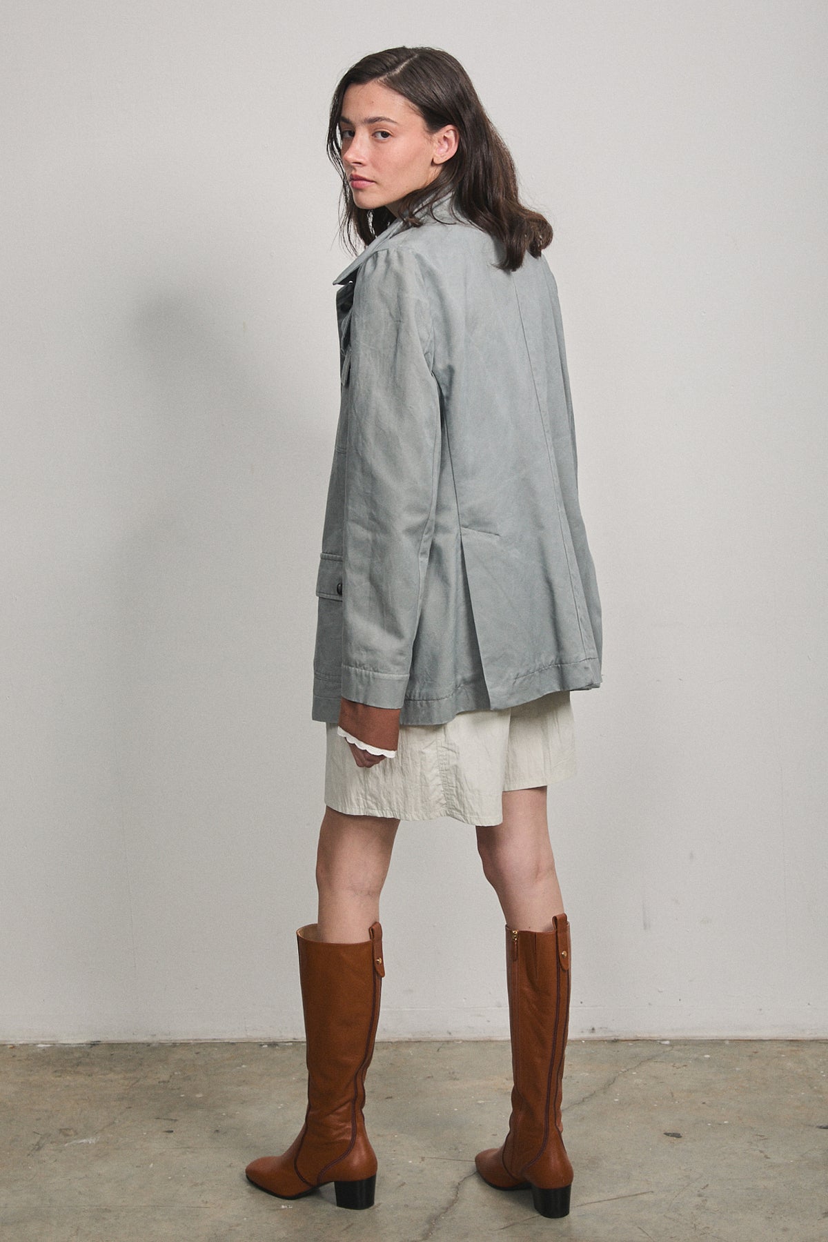 RENOIR MILITARY JACKET Light Grey