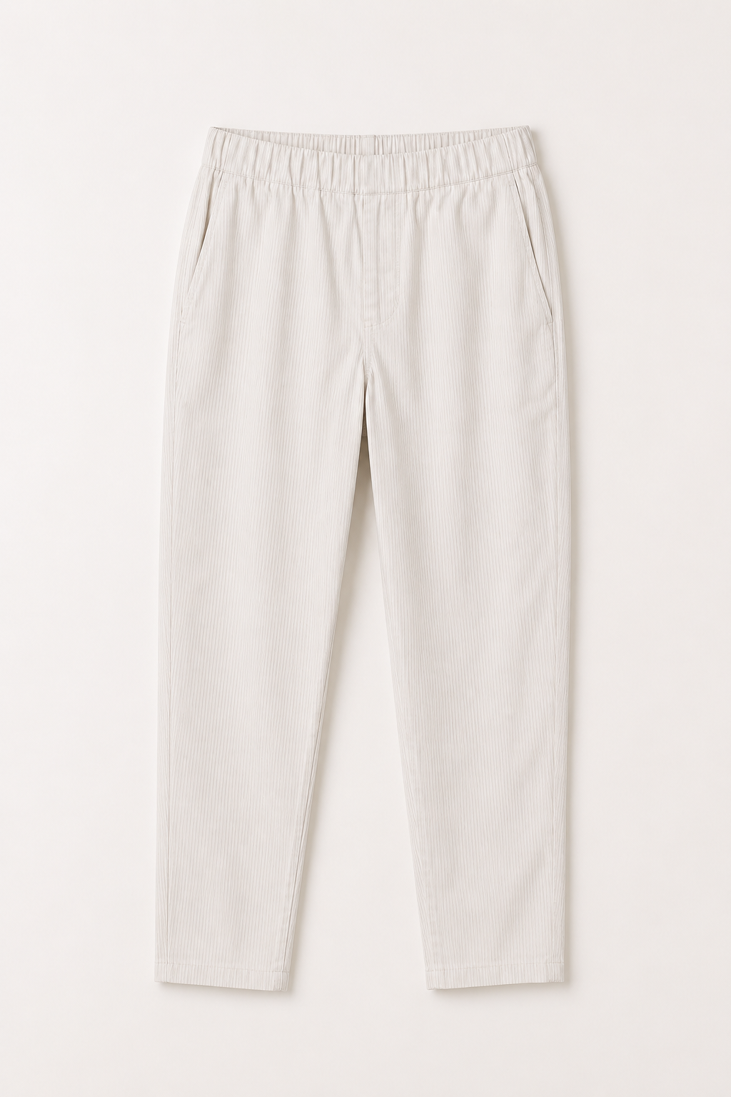 Barbara Pants White & Beige Stripe
