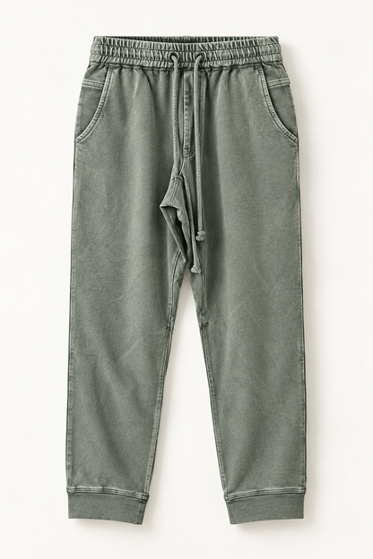 MONDRIAN SWEAT-PANTS WASHED KAHKI