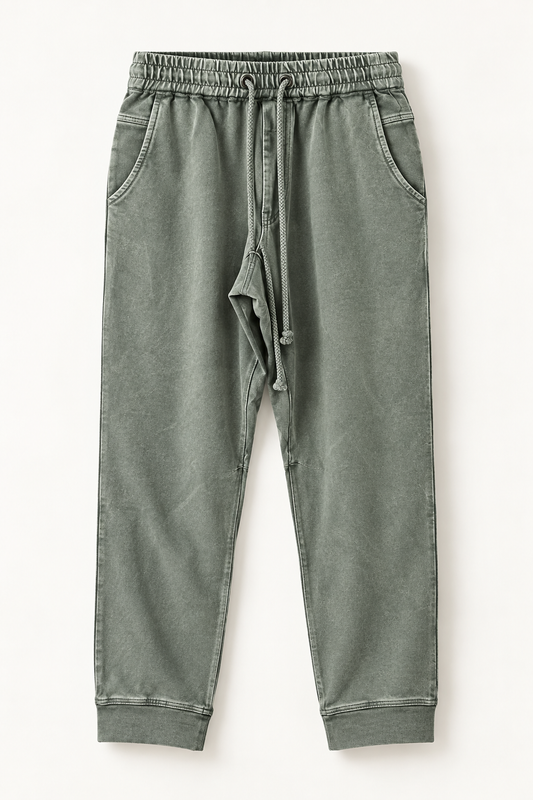 MONDRIAN SWEAT-PANTS WASHED KAHKI