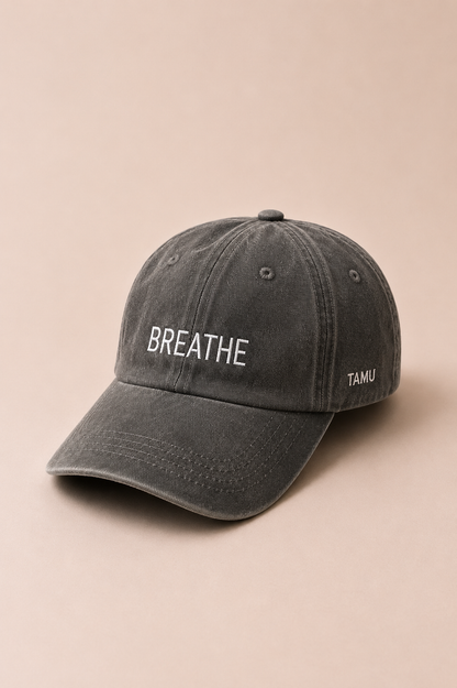 Breathe Unisex Cap Washed Grey