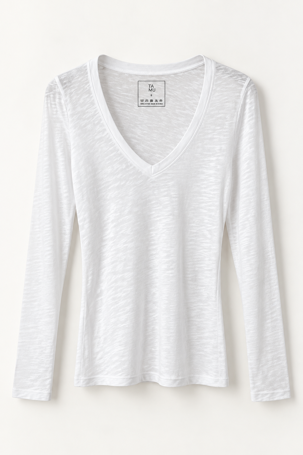 MICHAELA LONG SLEEVE T-SHIRT white