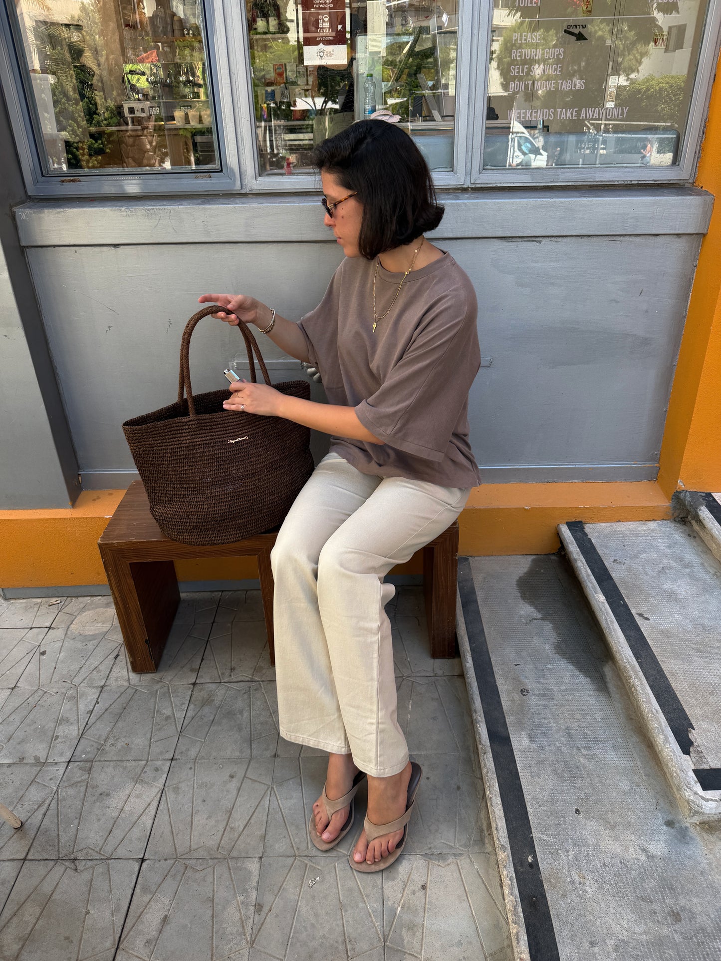 Louise T-Shirt Mocha