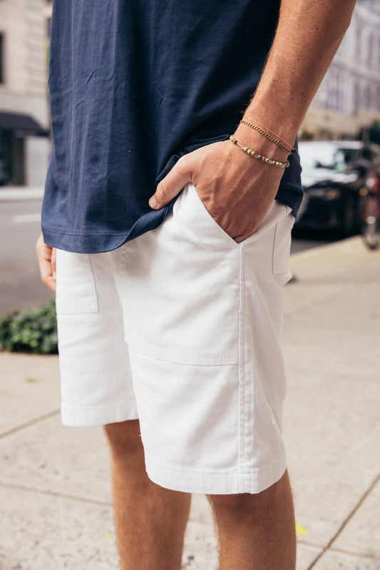 Castel Bermuda Shorts White