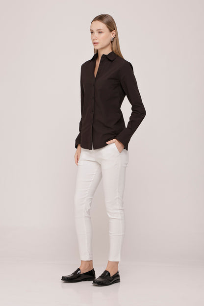 Long Sleeve Buttoned Shirt