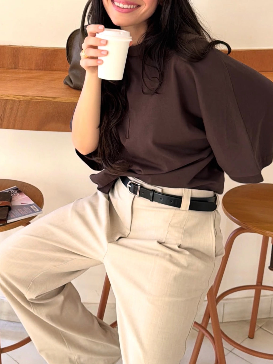 Louise T-Shirt Espresso
