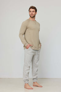 Men Sweatshirt Khaki