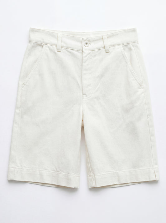 White Bermuda Haring pants