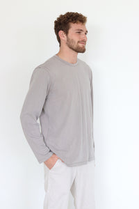 Gray Moka Long Sleeve T-Shirt